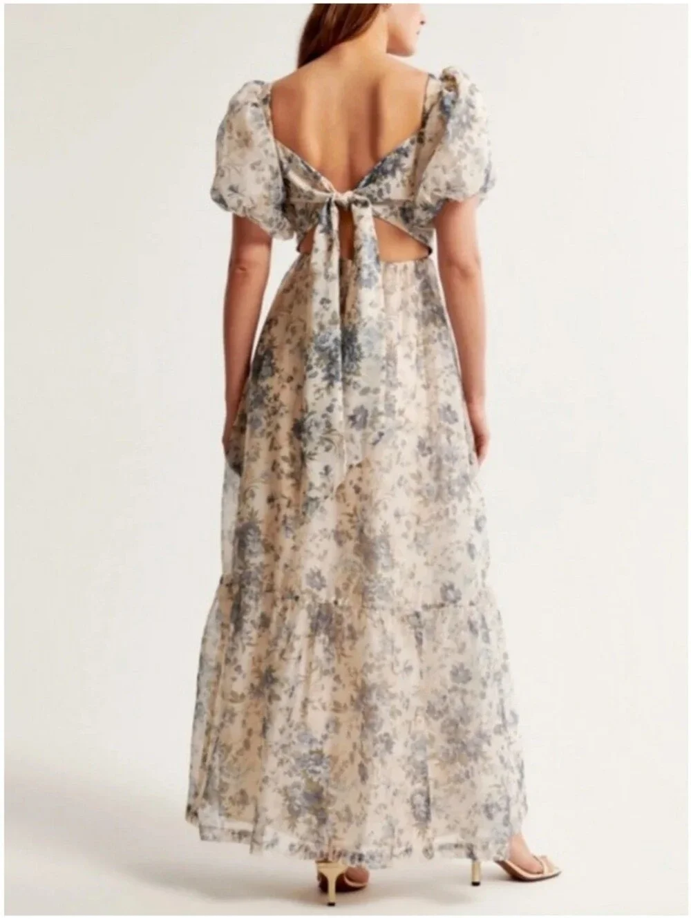 Abercrombie & Fitch | Emerson Drama Bow-Back Maxi Dress